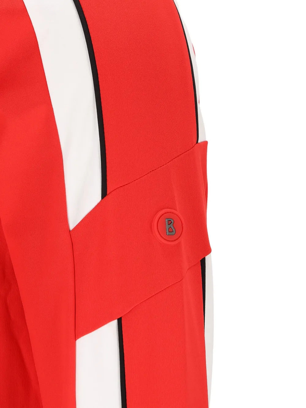 BOGNER  stripe zip T-shirt