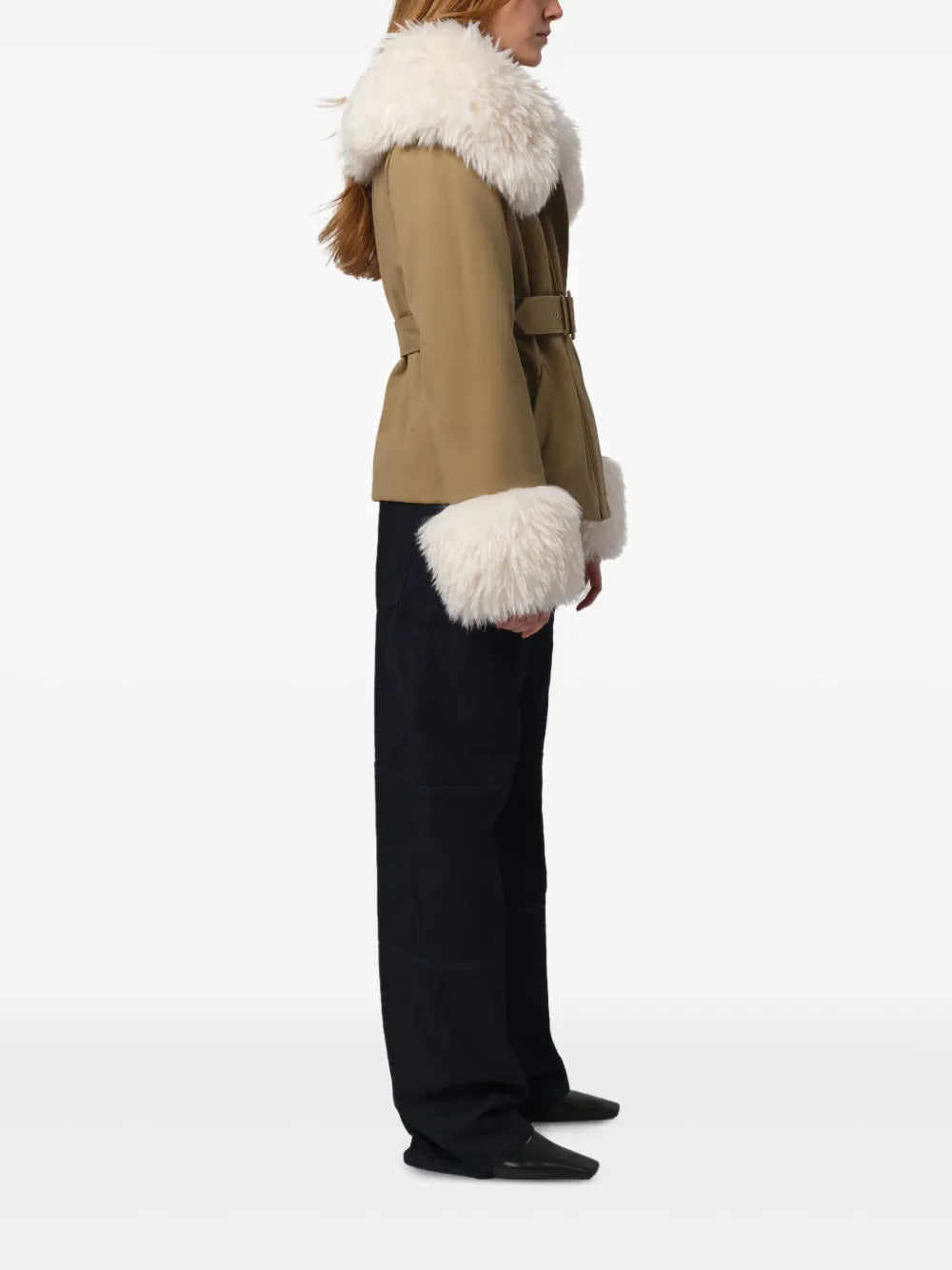 Apparis  Parker belted jacket