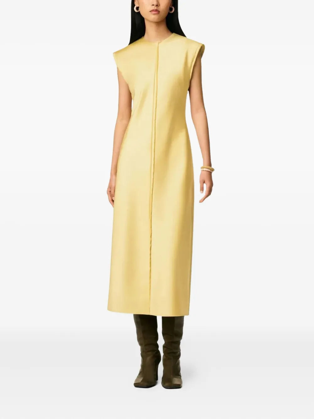 AMI Paris sleeveless midi dress