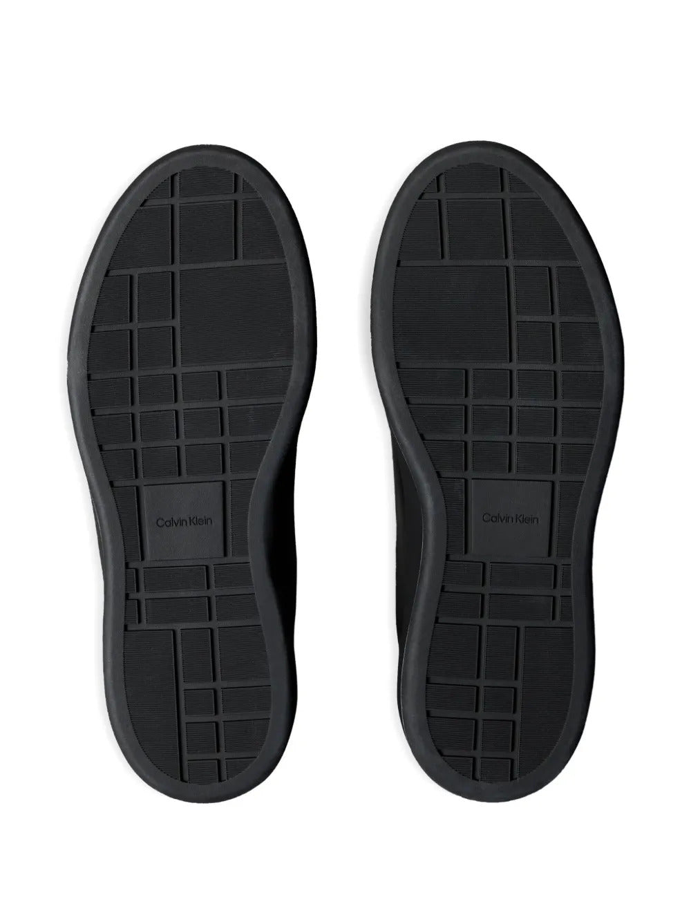 Calvin Klein  leather-logo sneakers