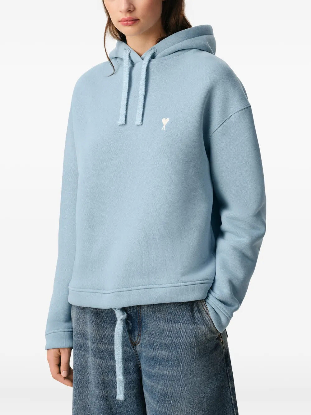 AMI Paris  Ami de Coeur drawstring hoodie