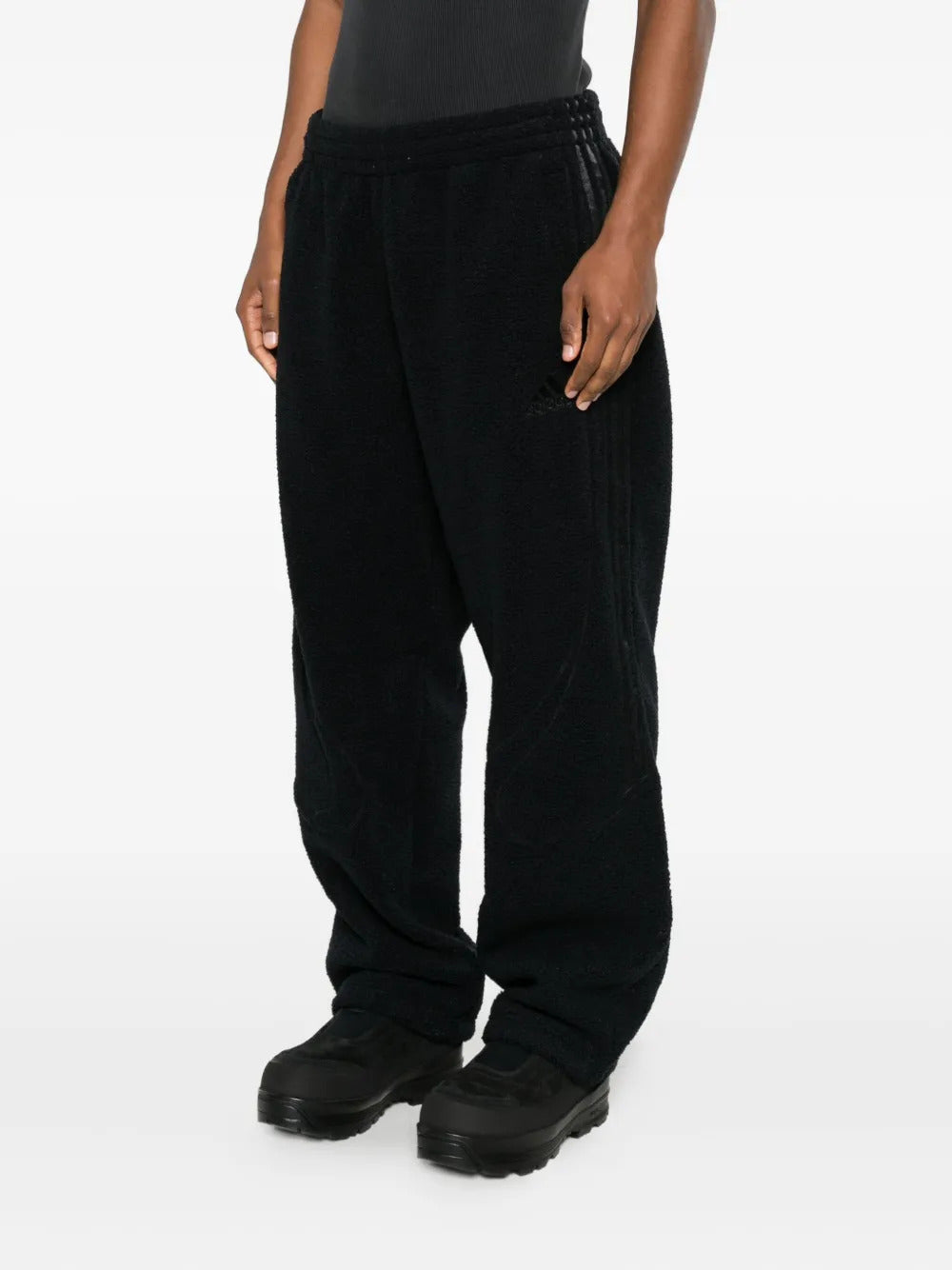 adidas  side-stripes panelled track pants
