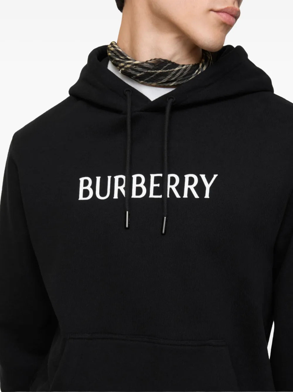 Burberry logo-print hooded hoodie