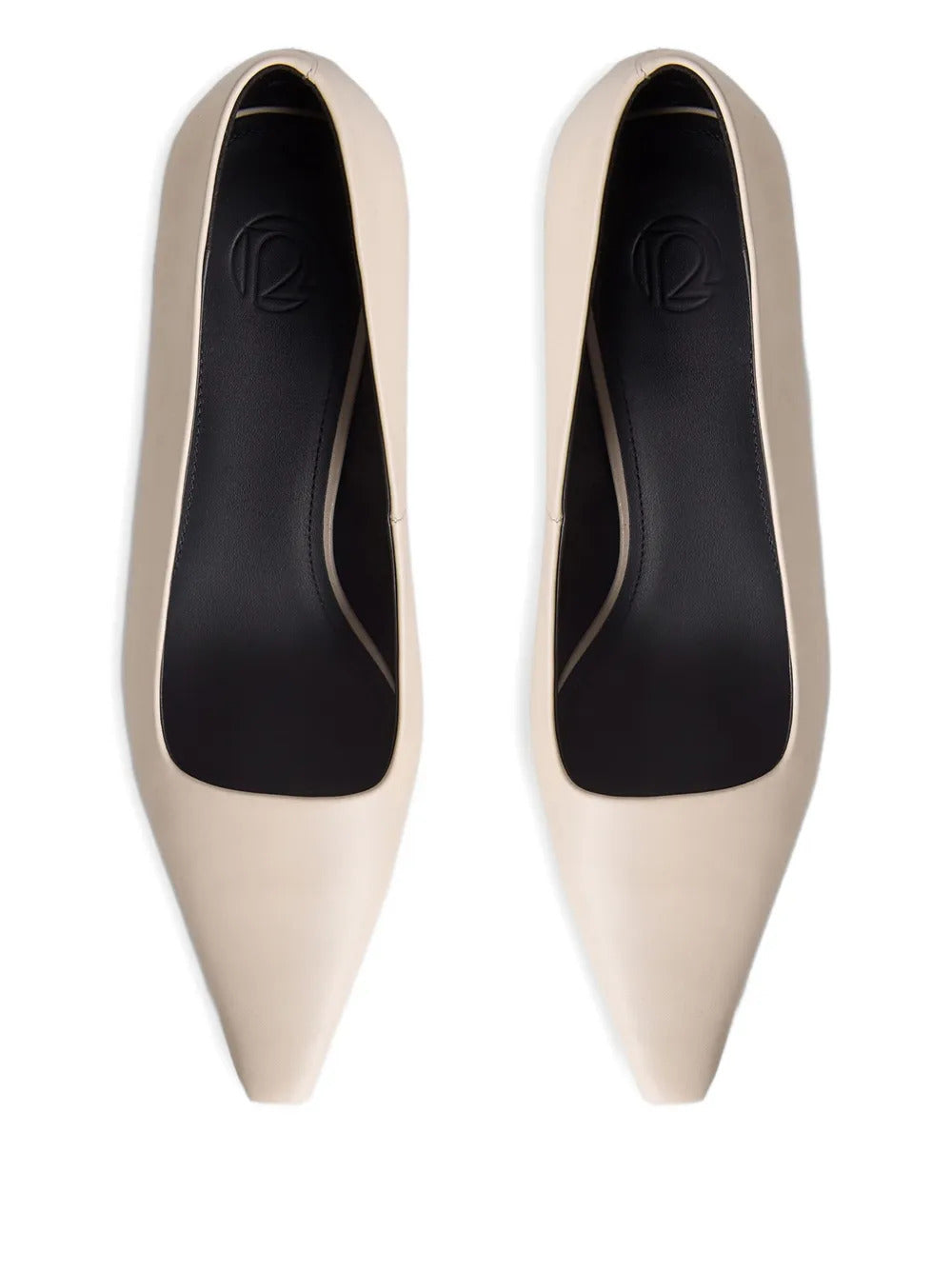 12 STOREEZ  60mm leather pumps