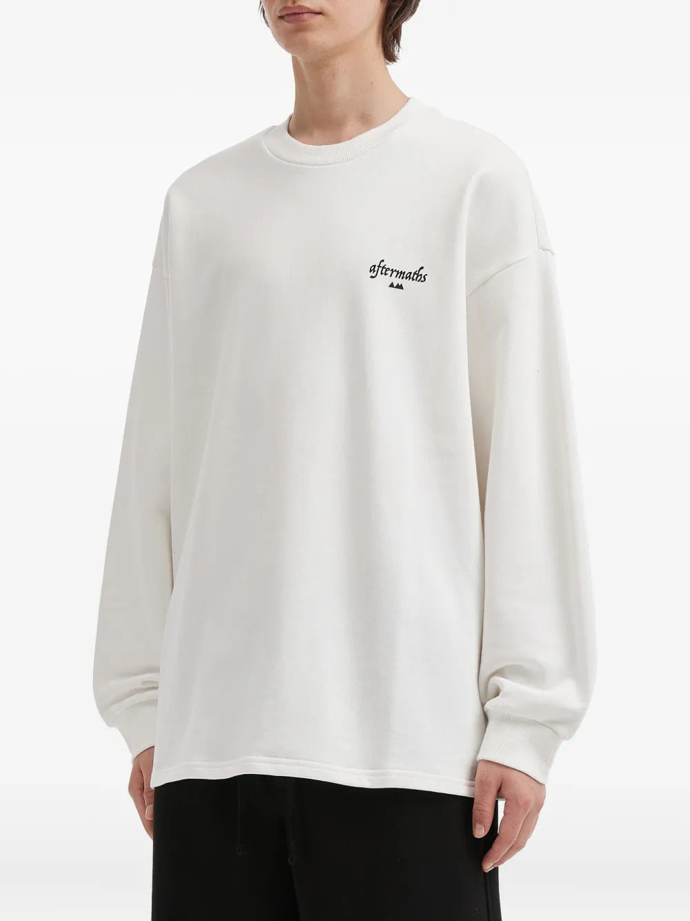 aftermaths  embroidered sweatshirt