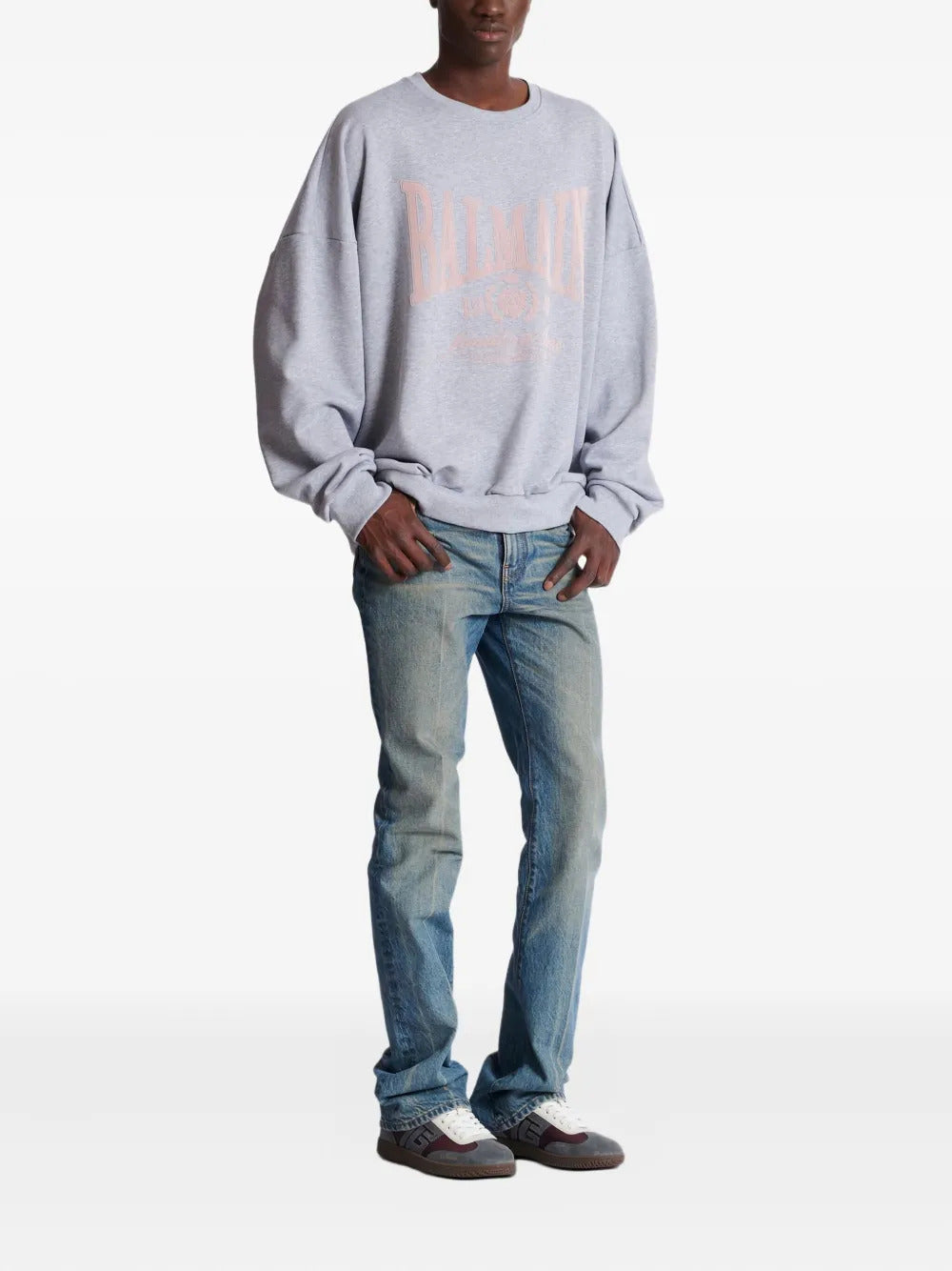 Balmain  printed cotton sweater