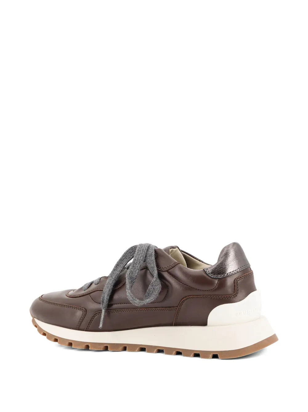 Brunello Cucinelli  monile-detail lace-up sneakers