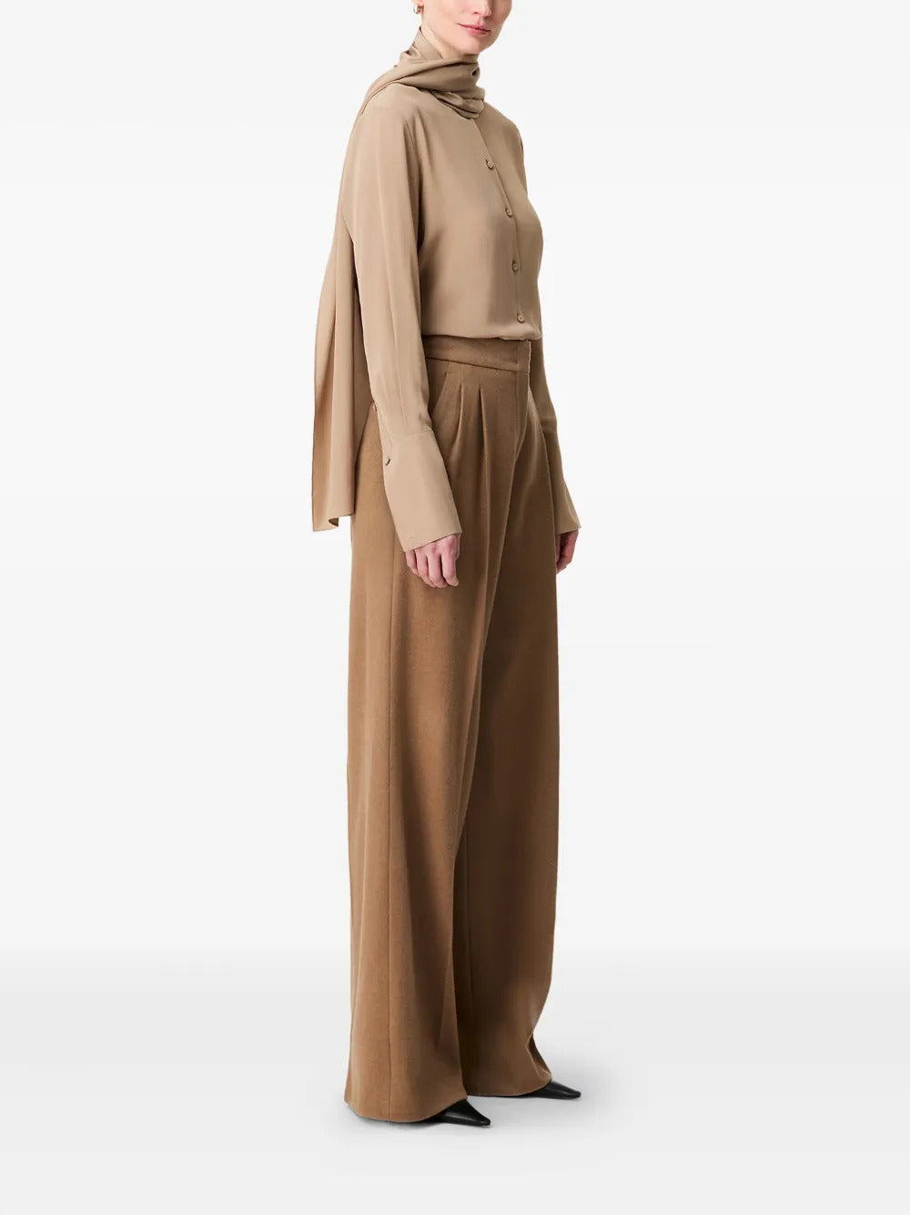 Another Tomorrow  pleated trousers