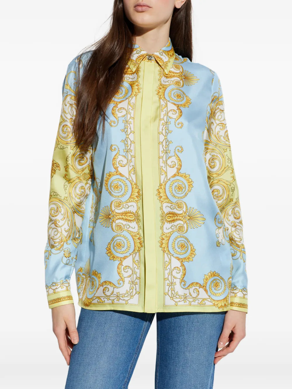 Versace  baroque-printed shirt