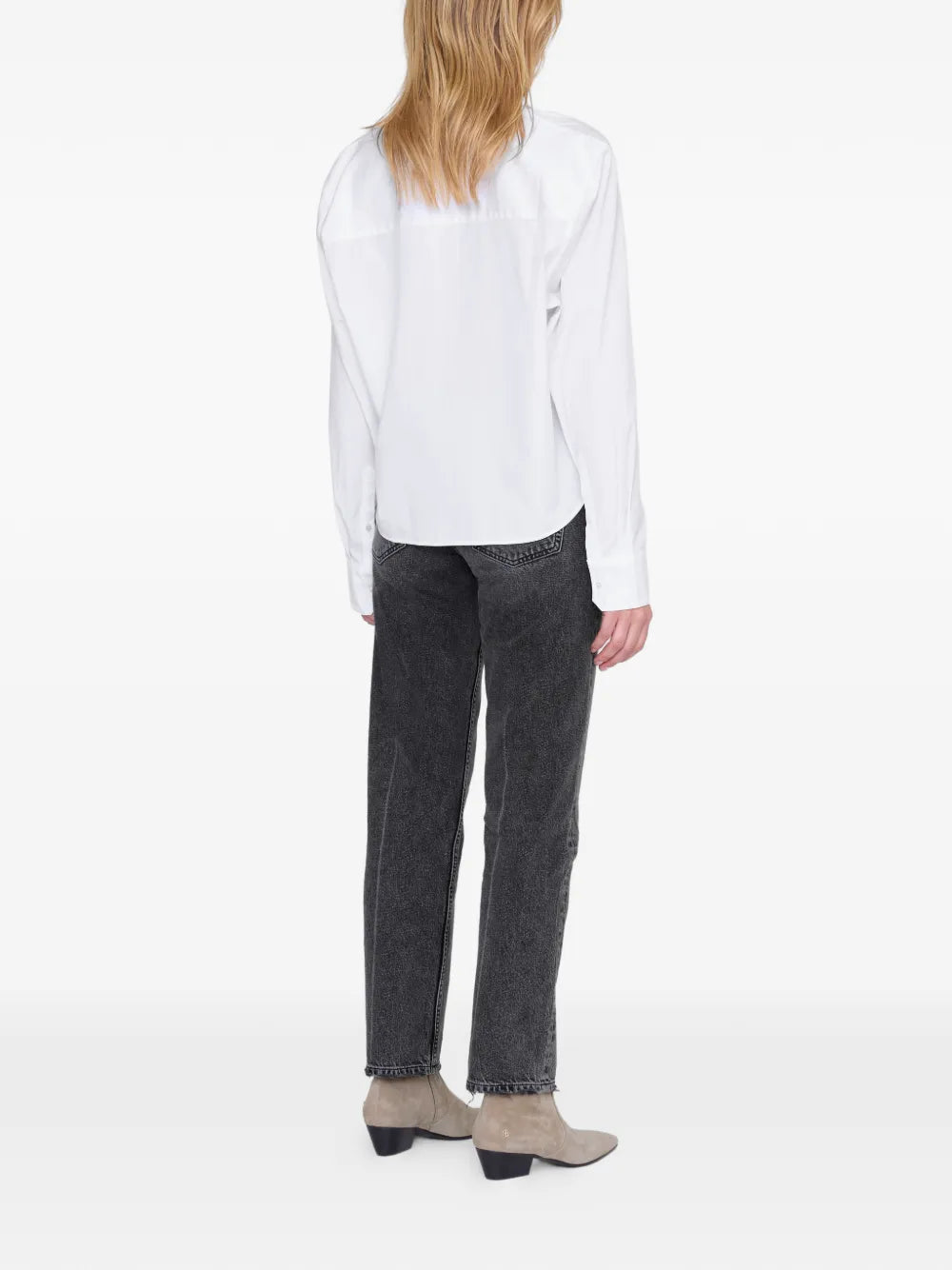 ANINE BING  Essie cropped pocket shirt