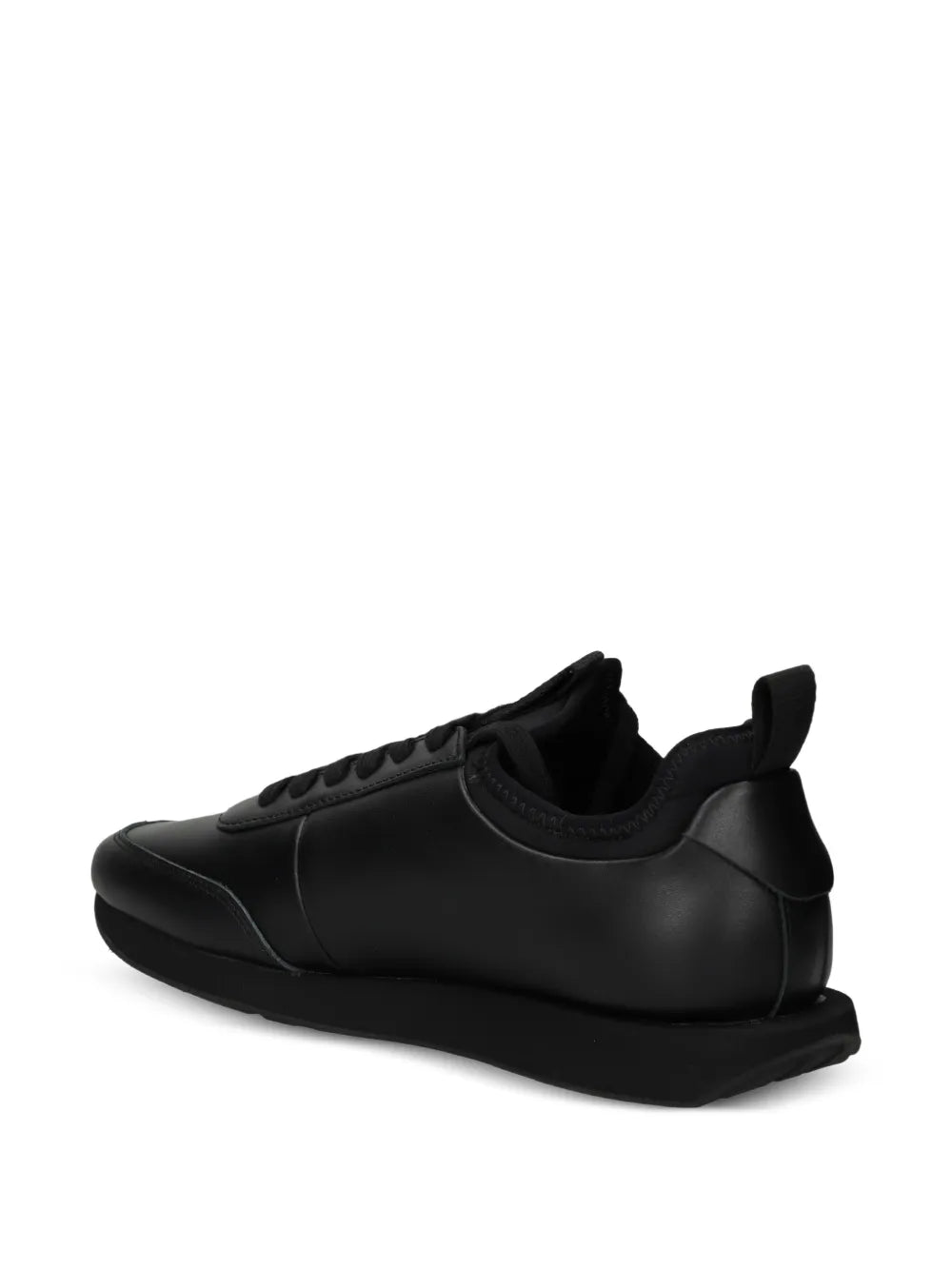 Calvin Klein logo-embossed leather sneakers