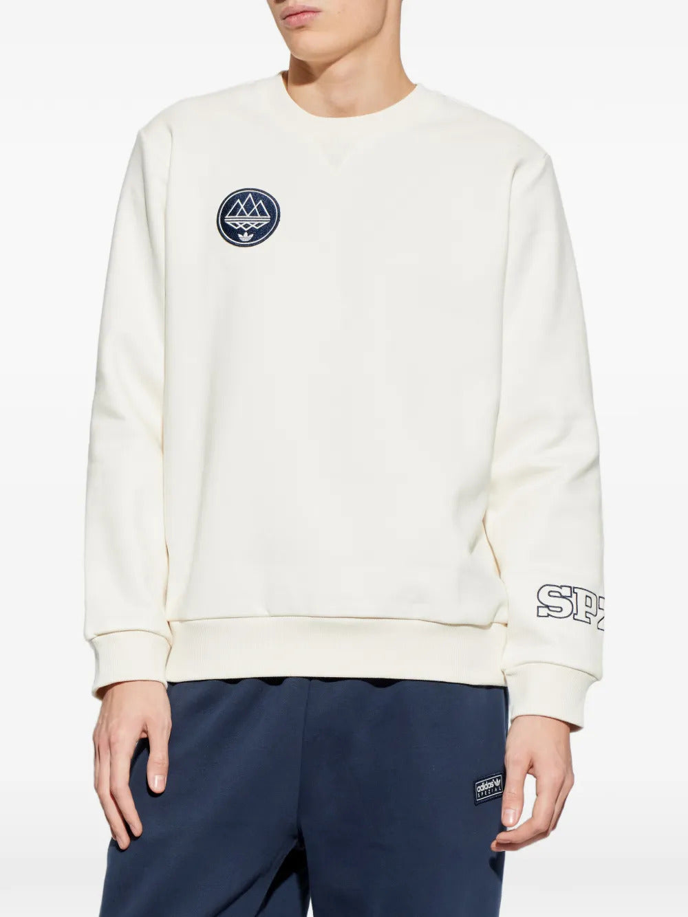 adidas  SPZL logo-patch crew-neck sweatshirt