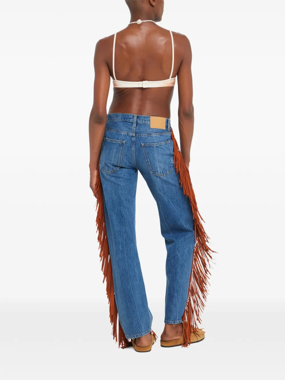 Alanui  Golden Dusk denim jeans