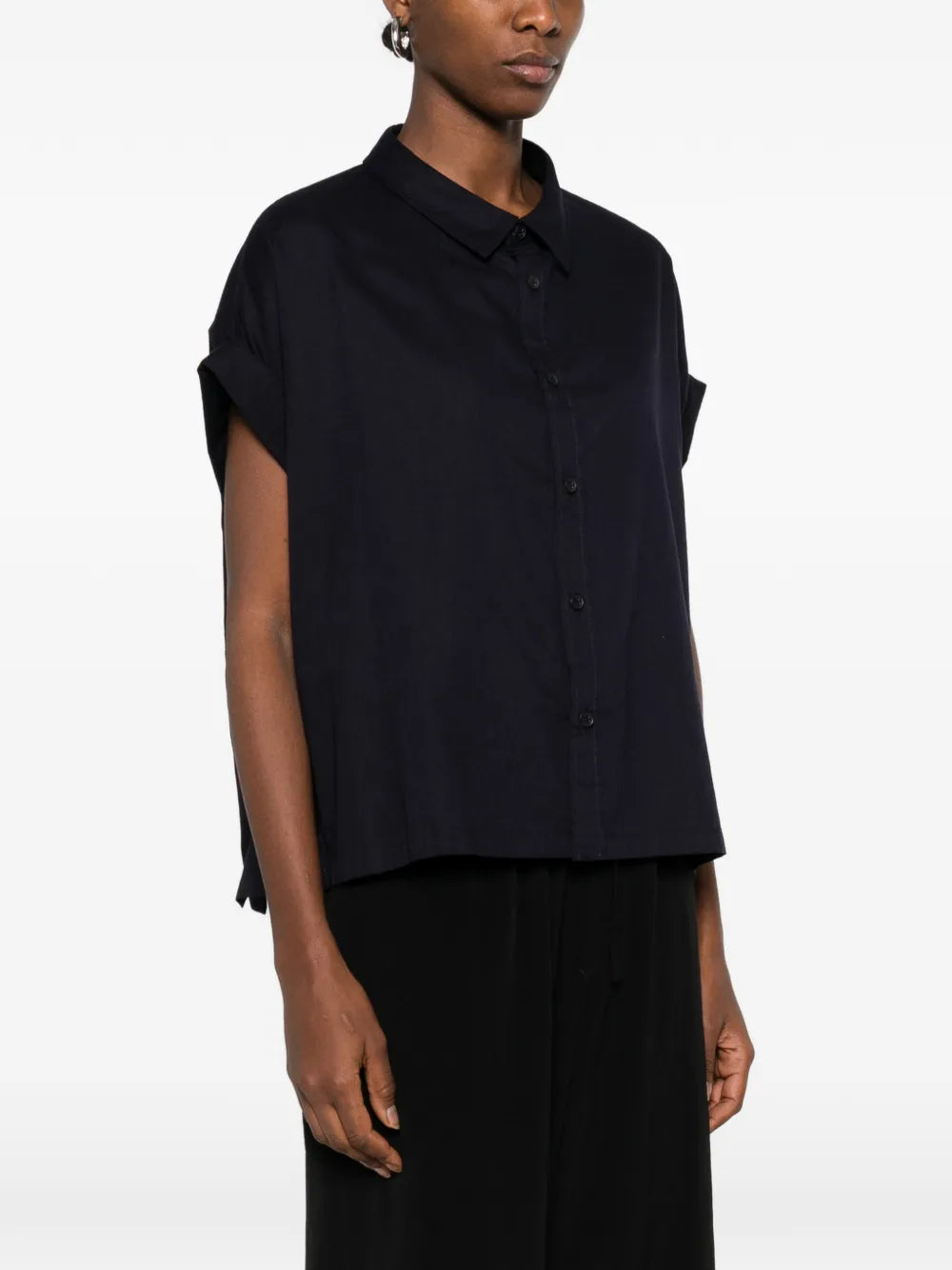 Y's  cuffed cotton shirt