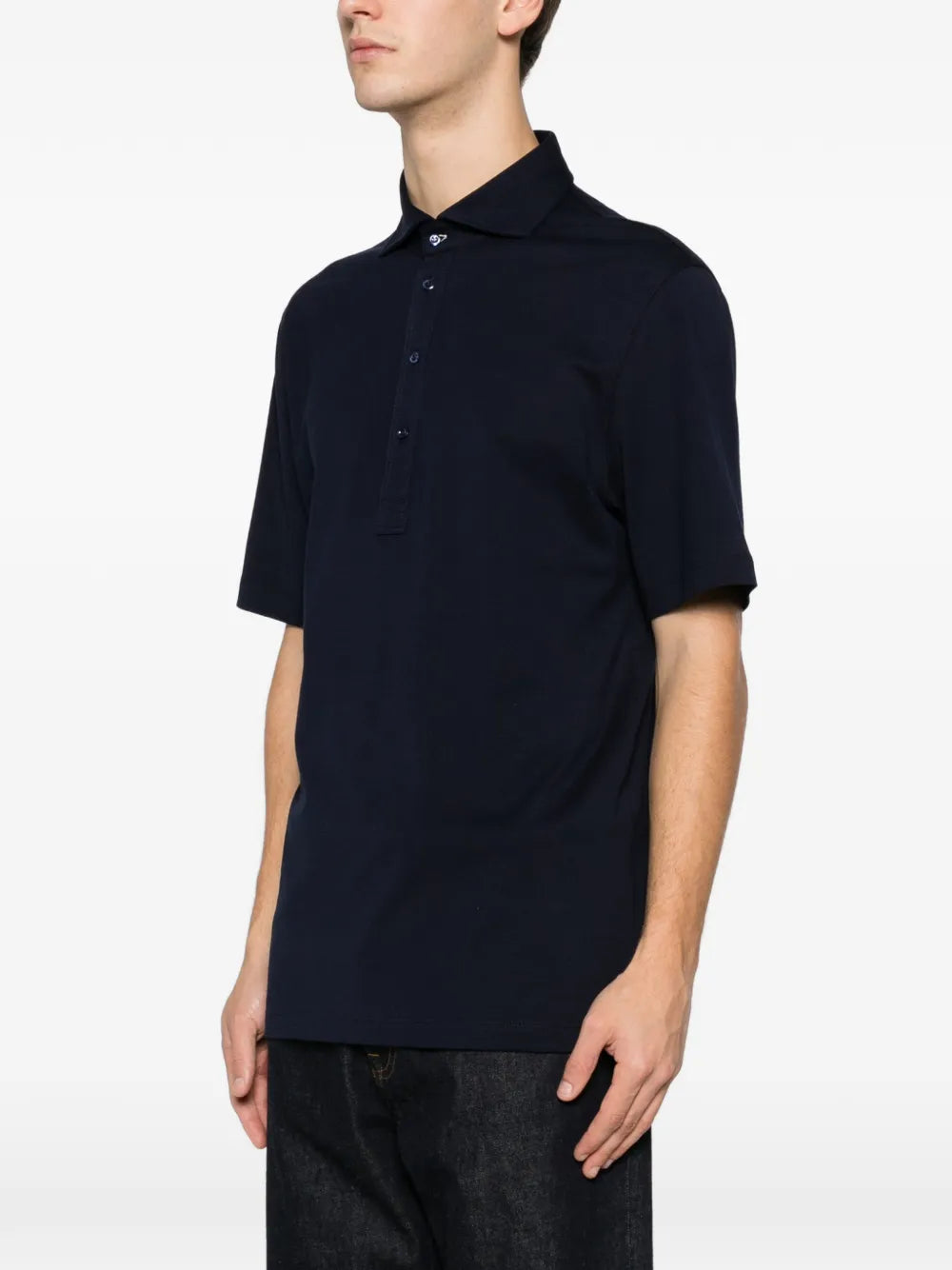Brunello Cucinelli  button-up polo shirt