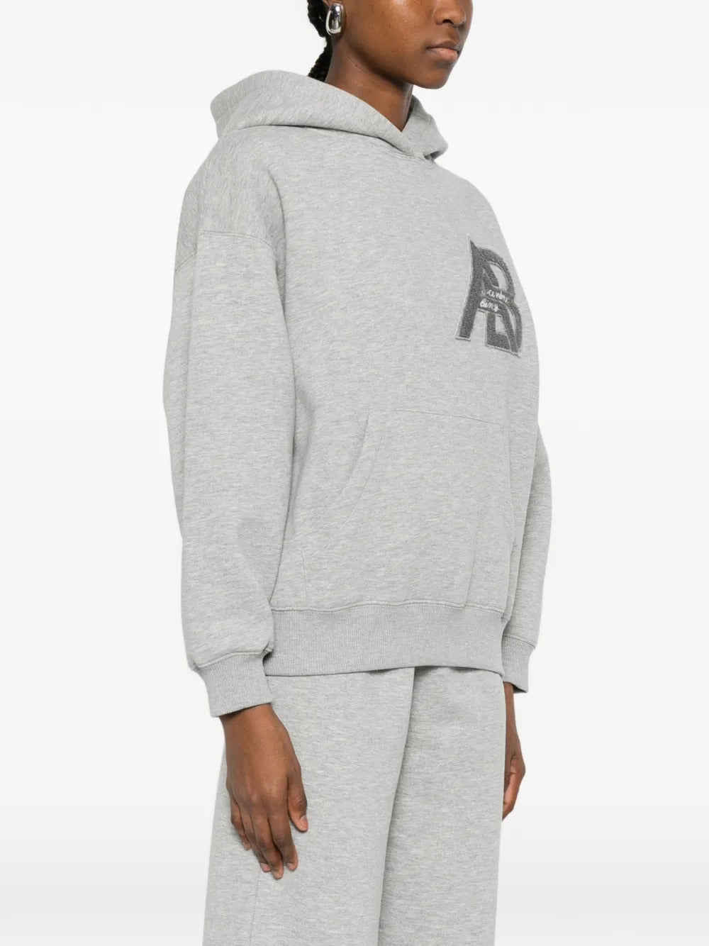 ANINE BING  Jaci logo-detail hoodie