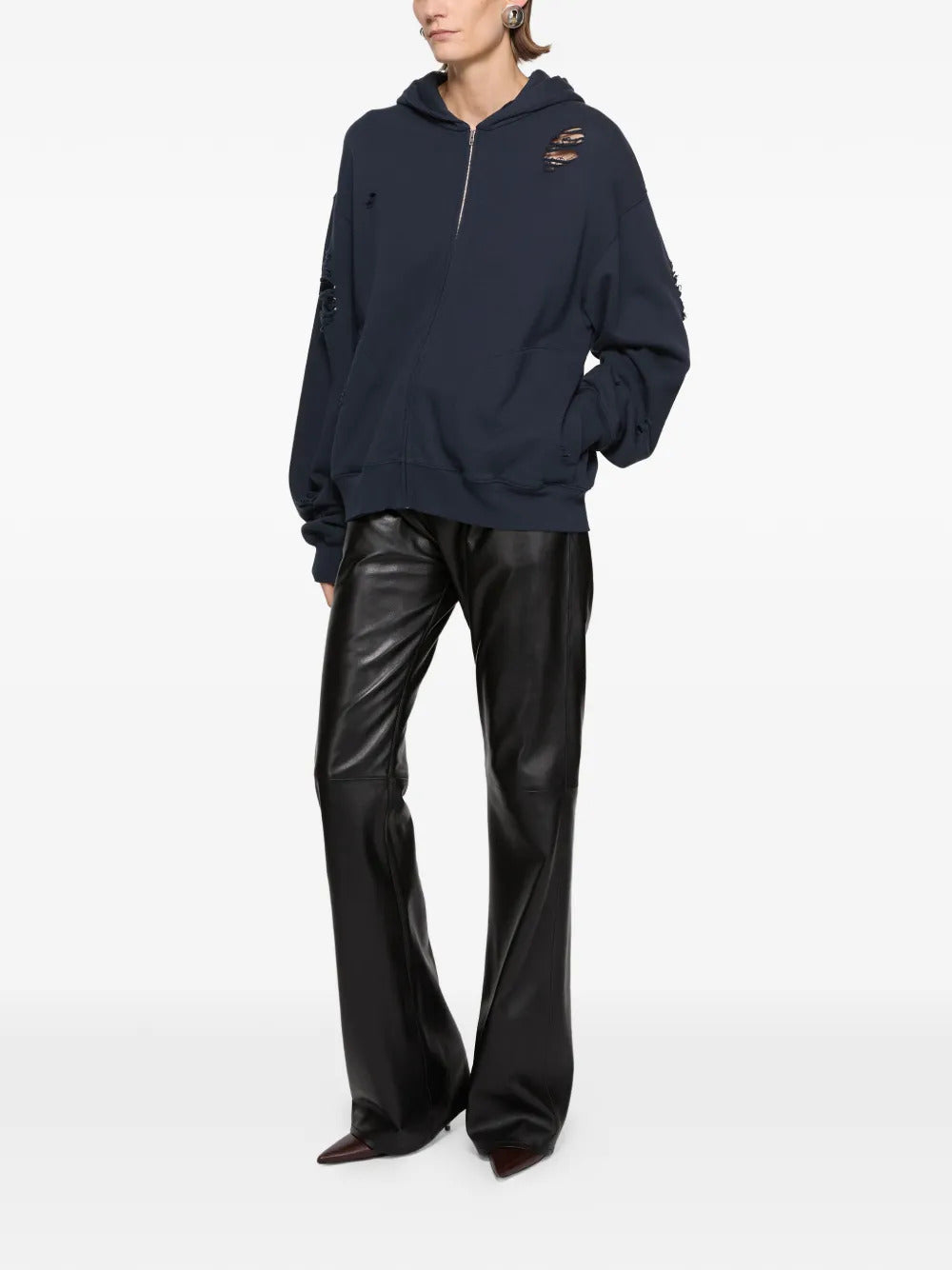 Acne Studios  distressed-details hoodie