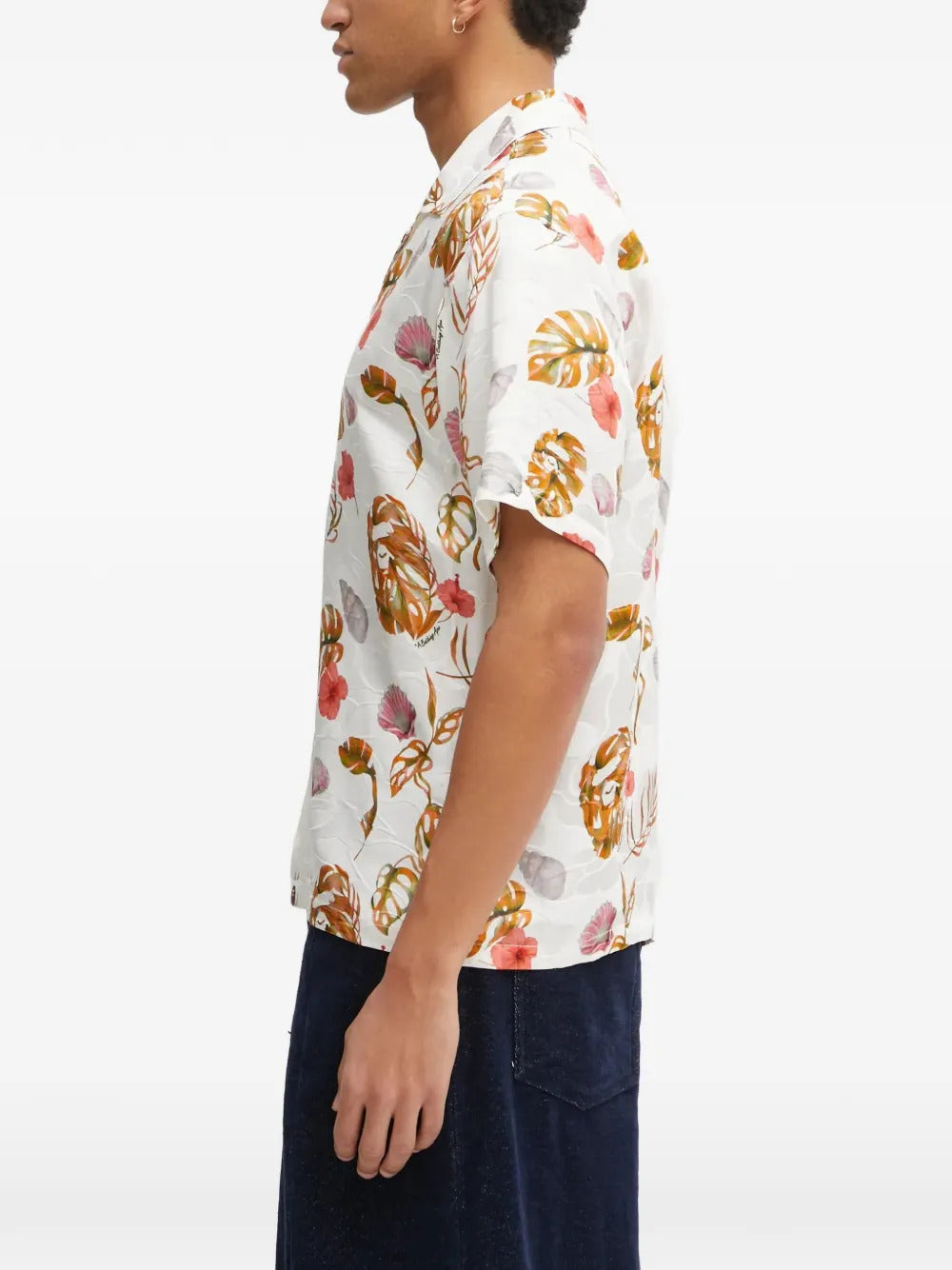 A BATHING APE® floral short-sleeve shirt
