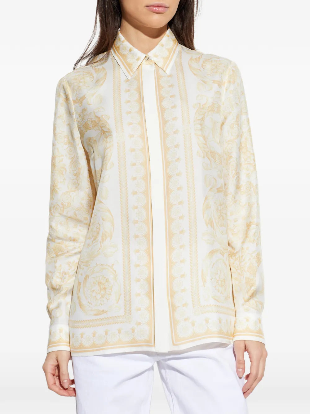 Versace  Barocco-print shirt