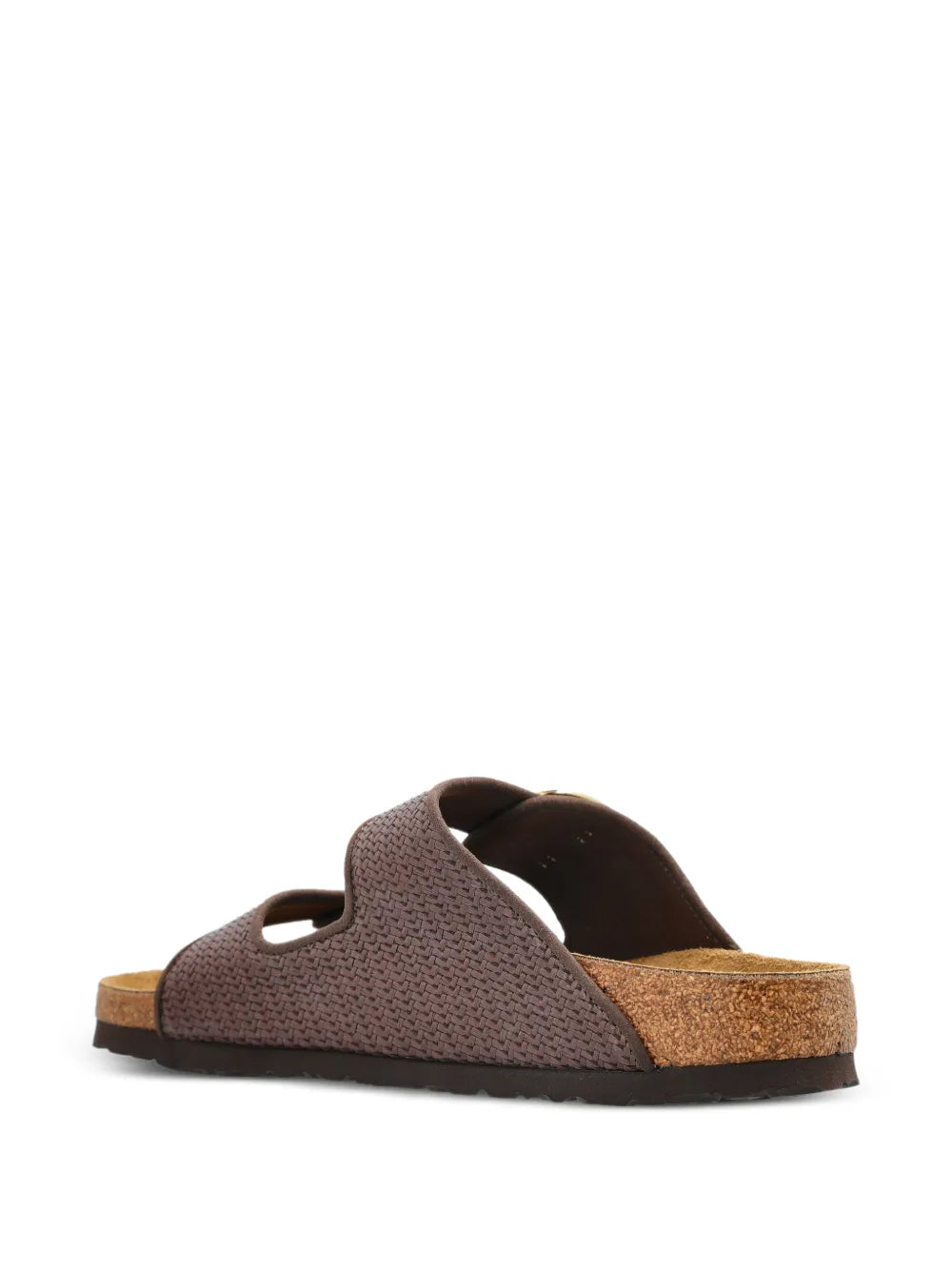 Birkenstock Arizona raffia buckle-strap sandals