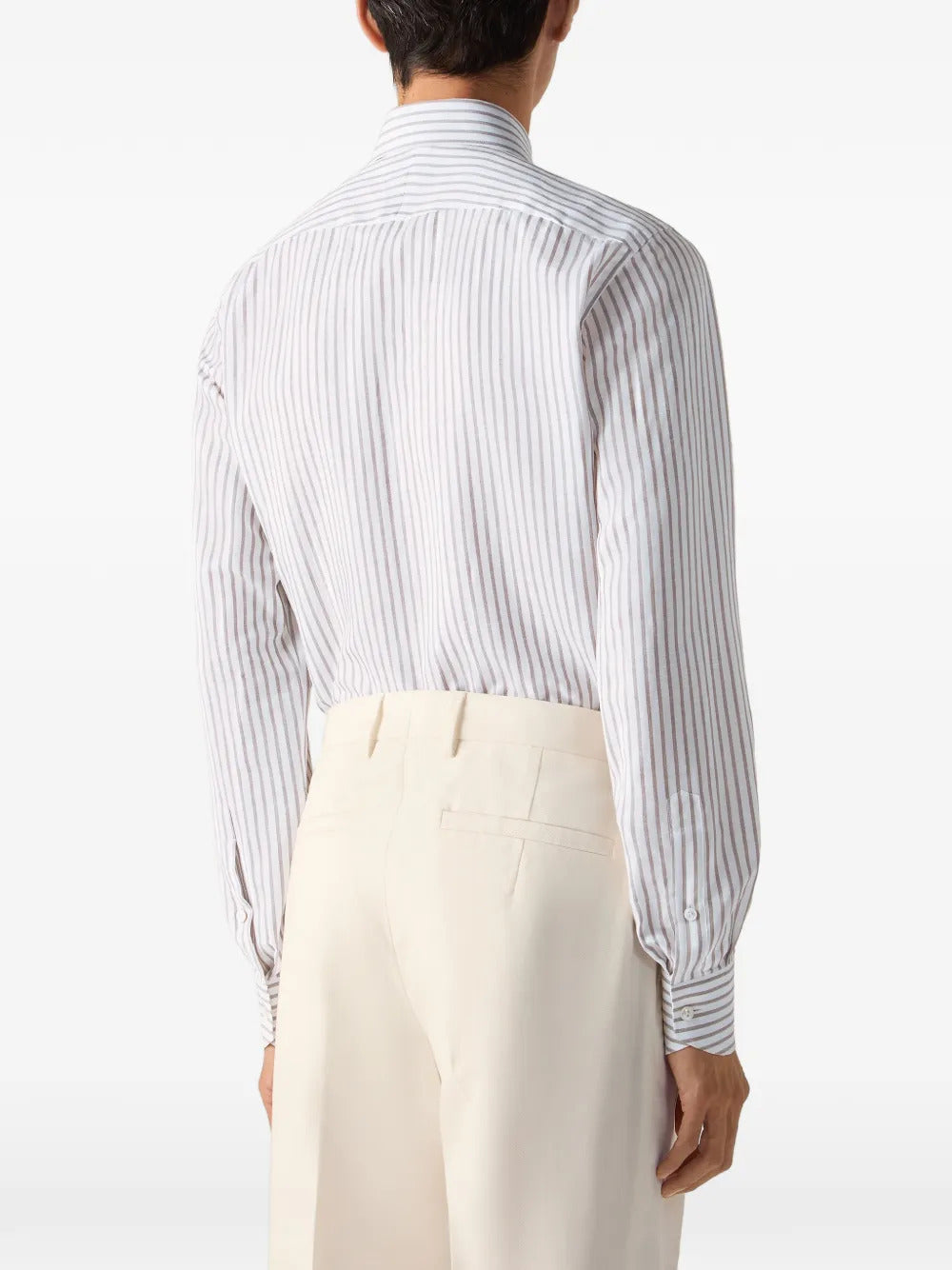 Zegna  striped cotton shirt