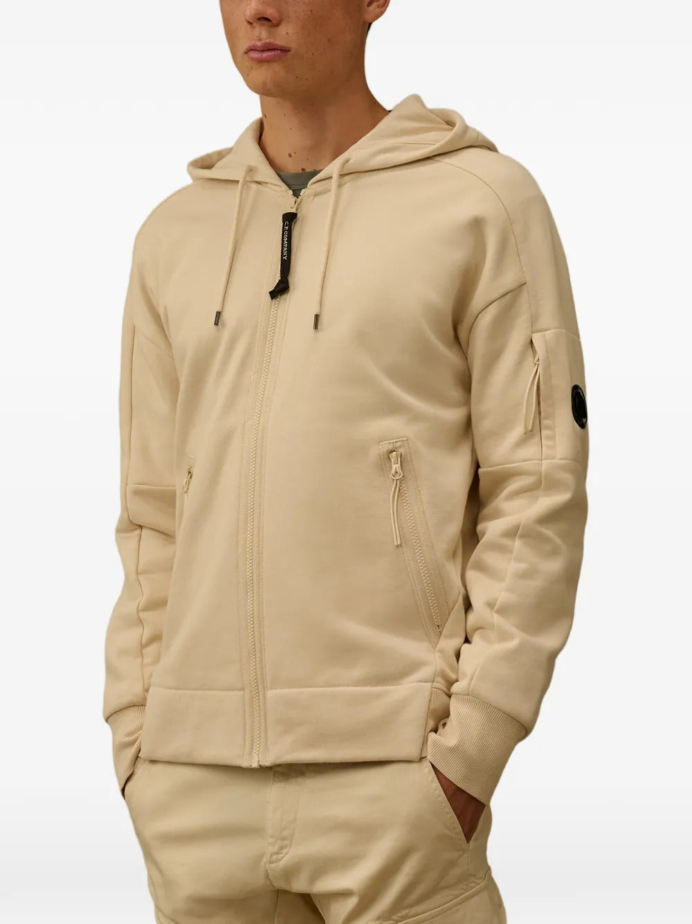 C.P. Company zip-fastening hoodie