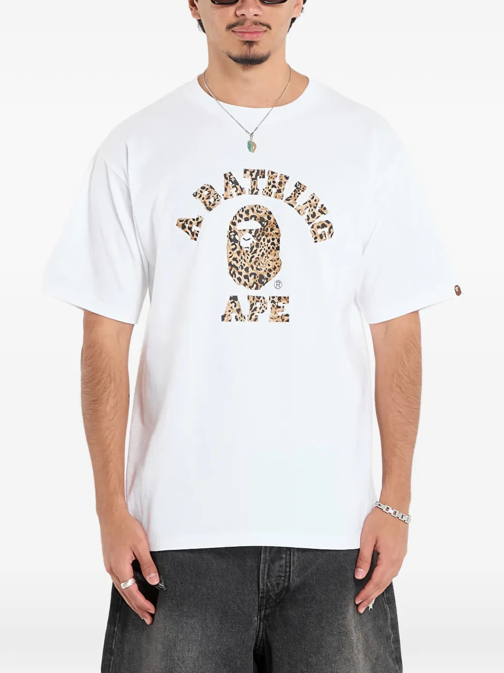 A BATHING APE® Ape Wild leopard-pattern T-shirt