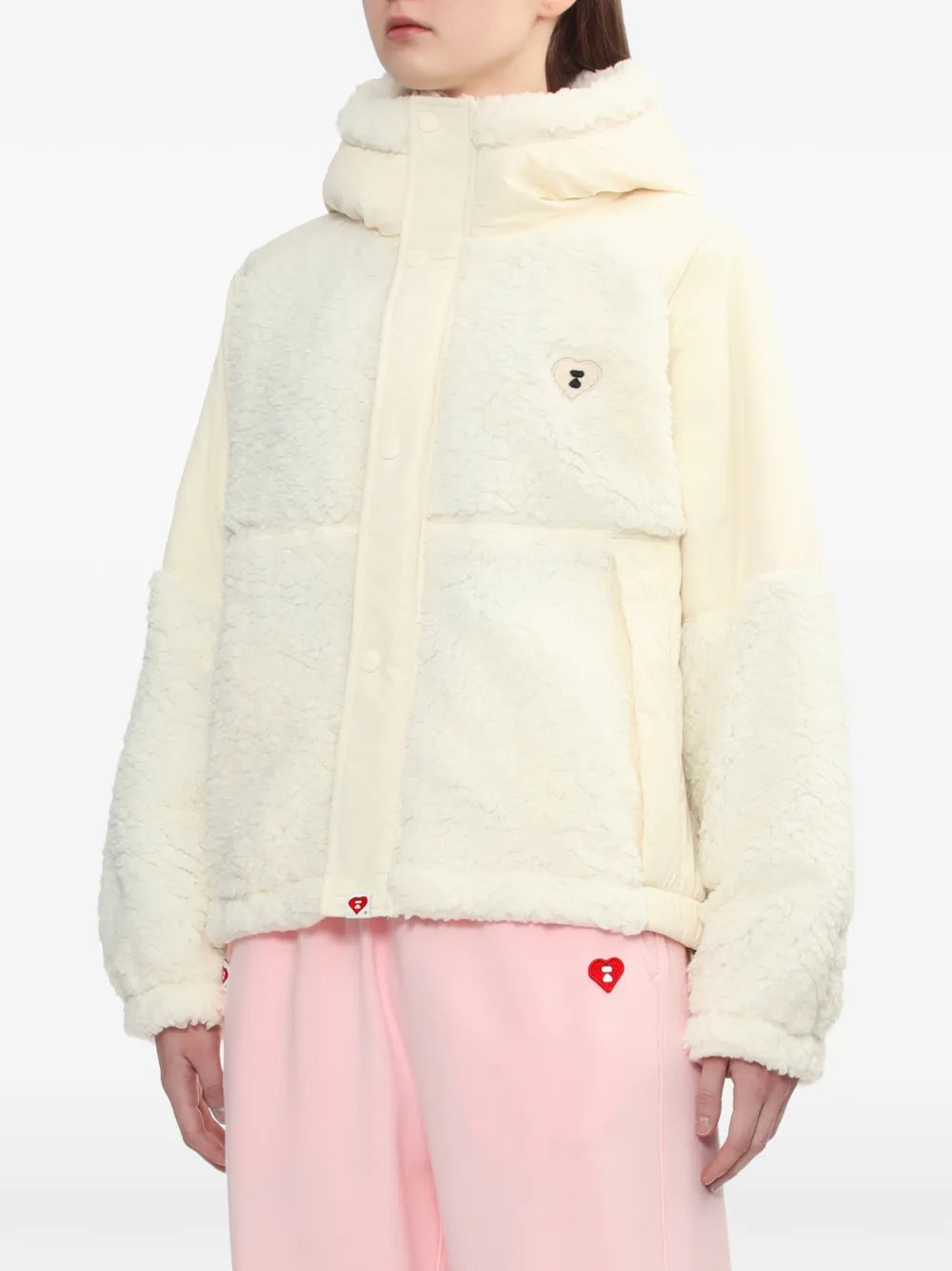 A BATHING APE®  hooded long-sleele jacket