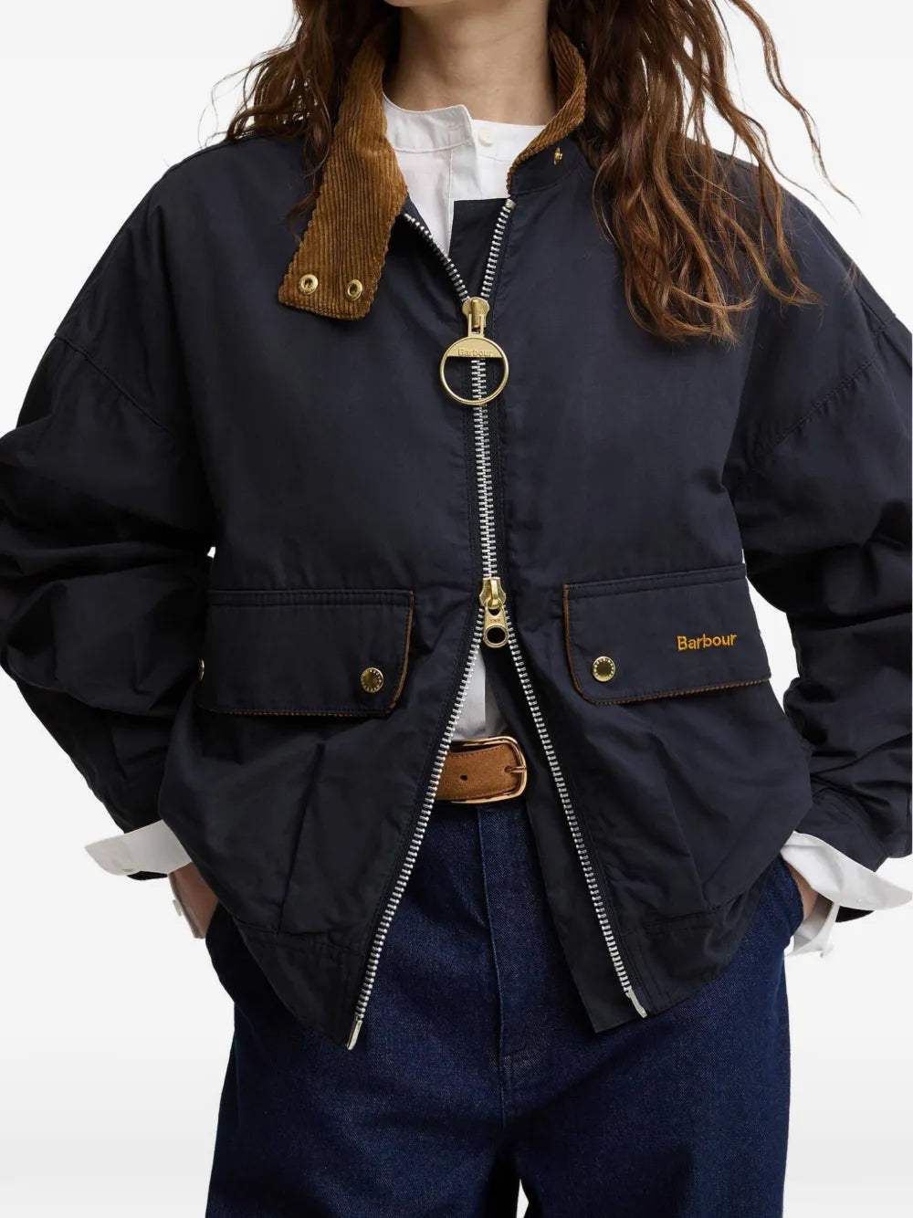 Barbour  cotton buttoned jacket