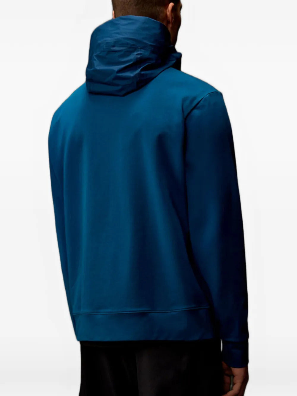C.P. Company  metropolis series stretch fleece mixed hooded hoodie