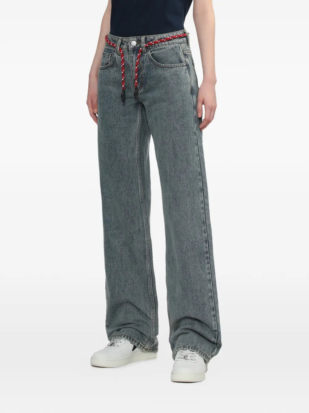 A BATHING APE®  Apee rope wide-leg jeans