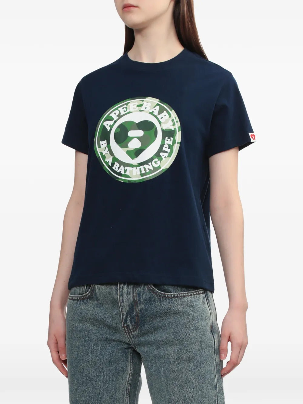 A BATHING APE®  logo graphic T-shirt