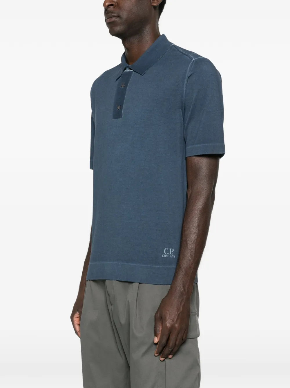 C.P. Company  buttoned polo shirt