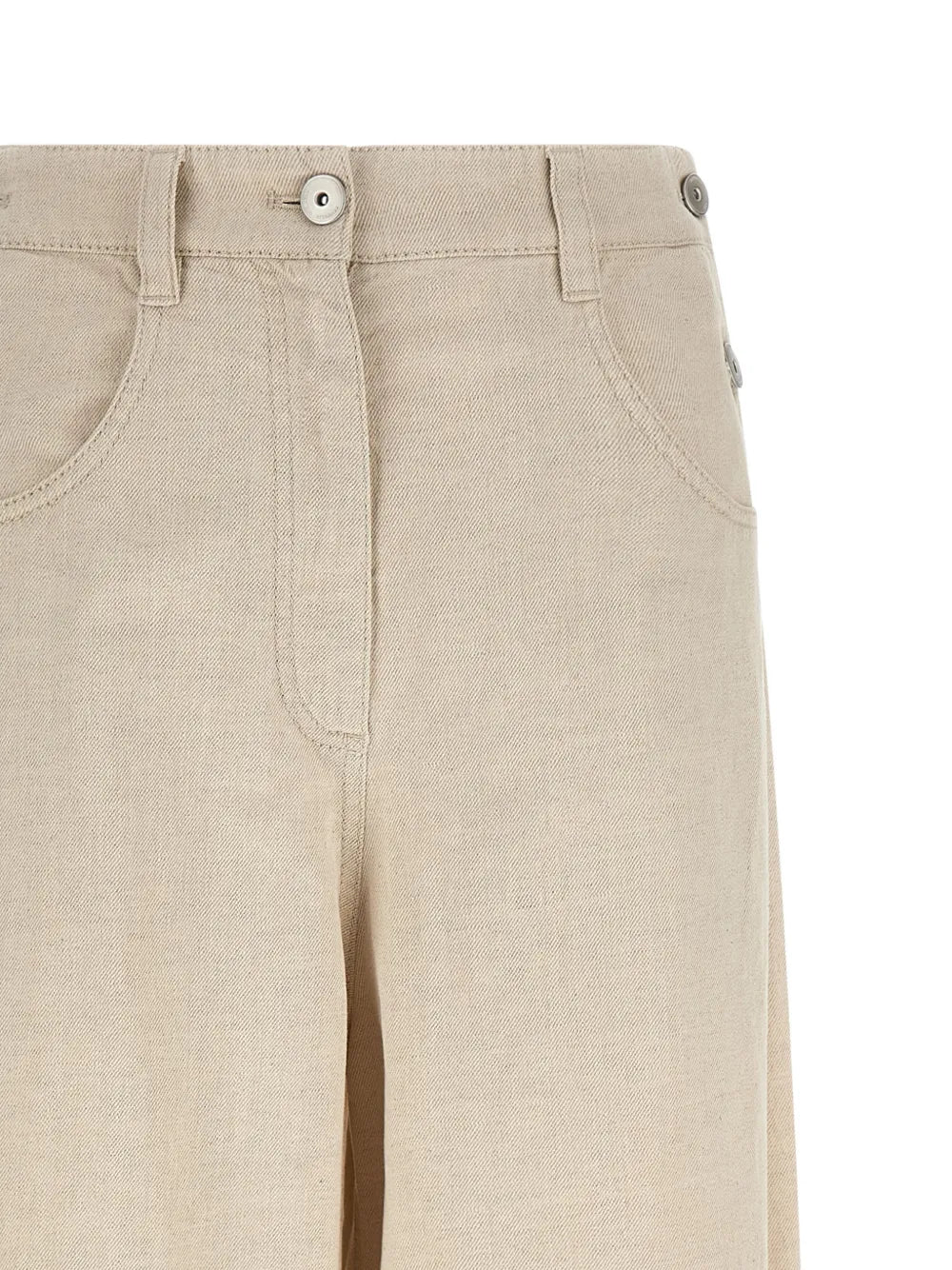 Brunello Cucinelli Maxi Sailor Monili-detail wide jeans