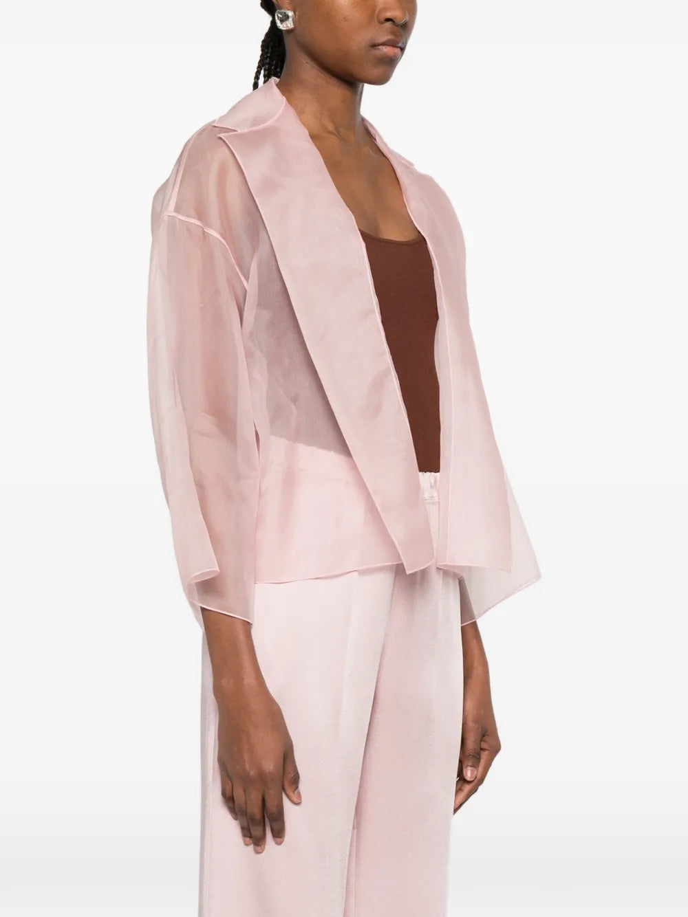 Antonelli  open-front cropped jacket
