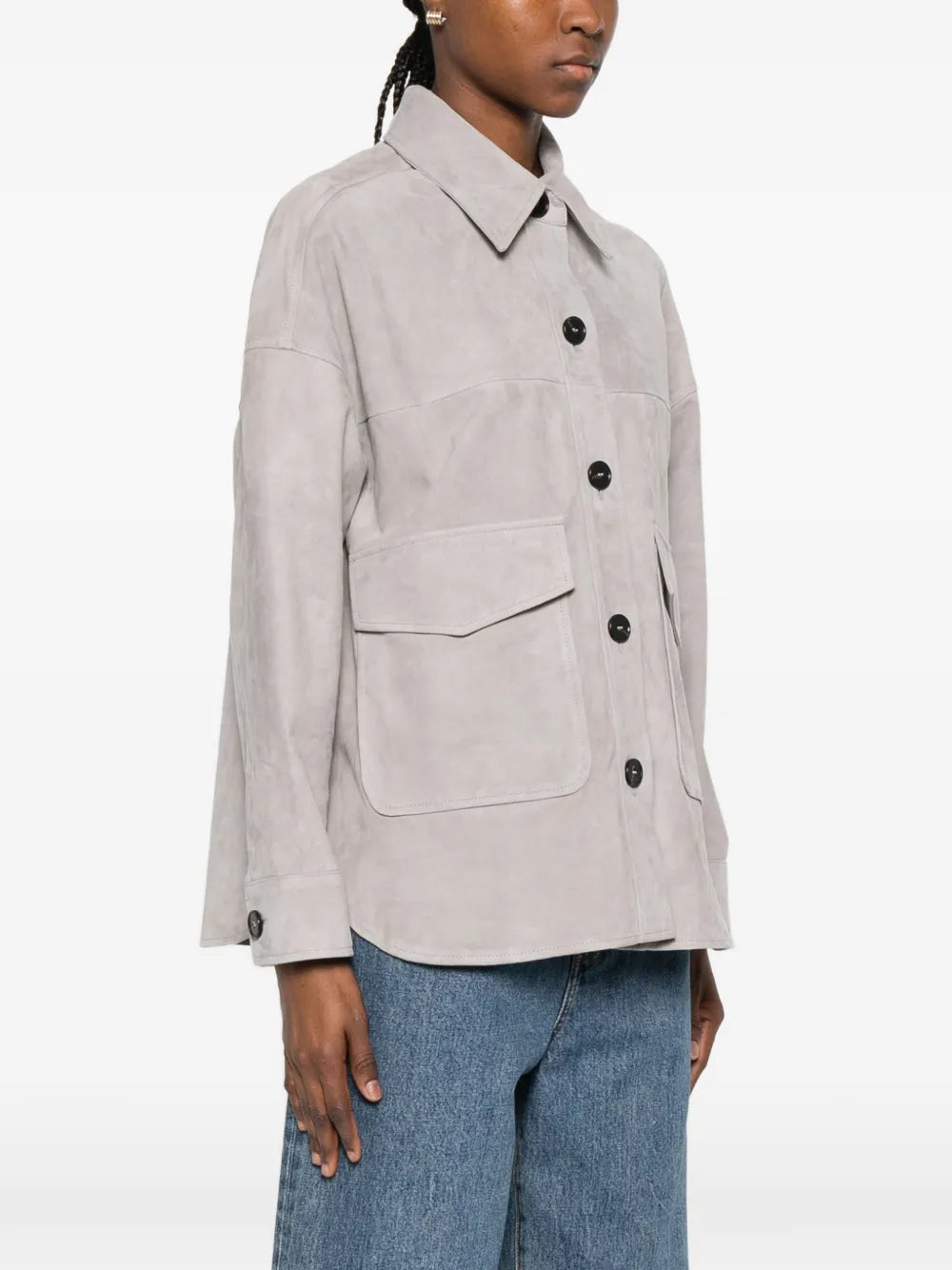 Arma buttoned flap-pocket jacket
