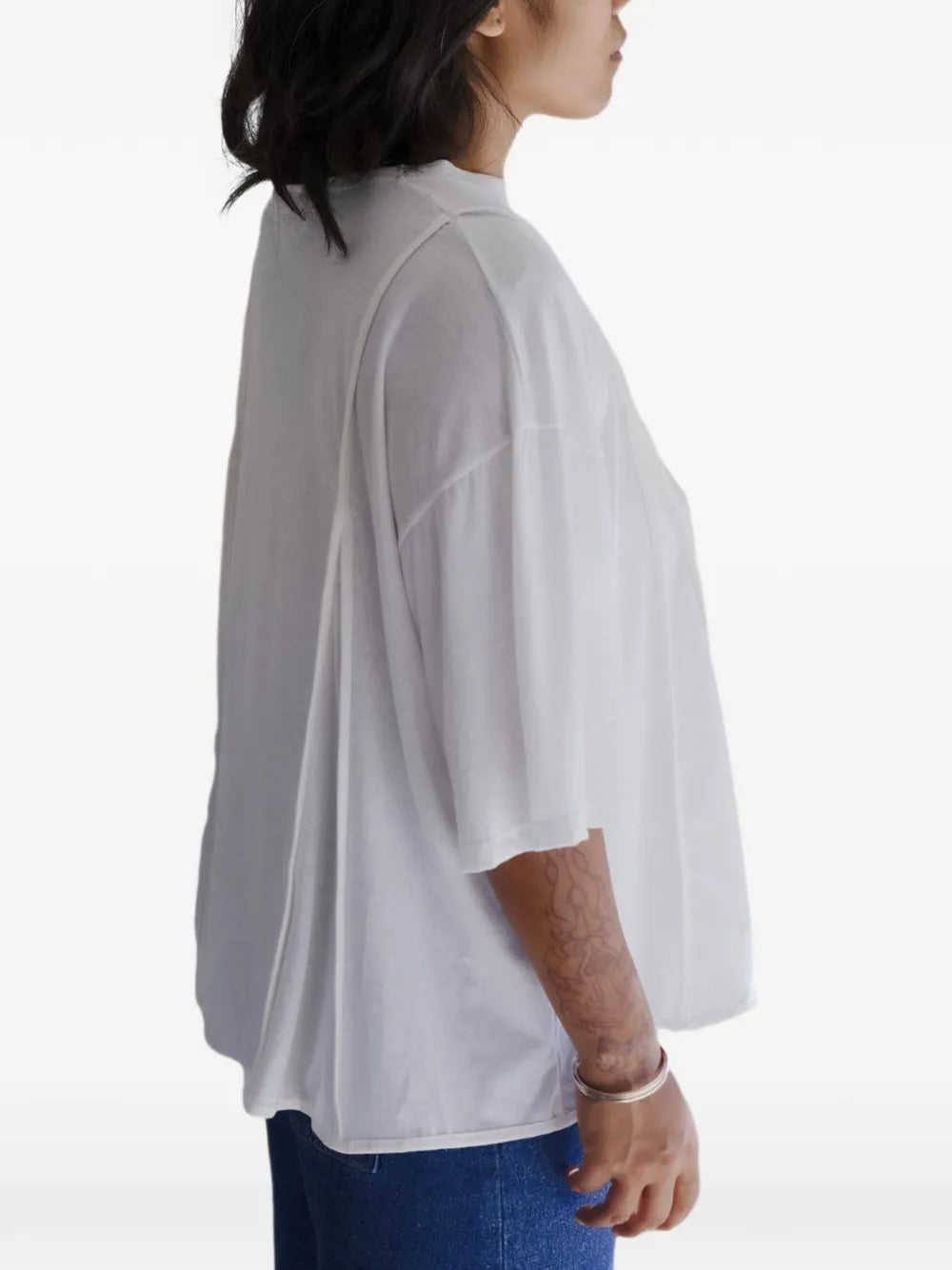 Baserange Mul piping T-shirt