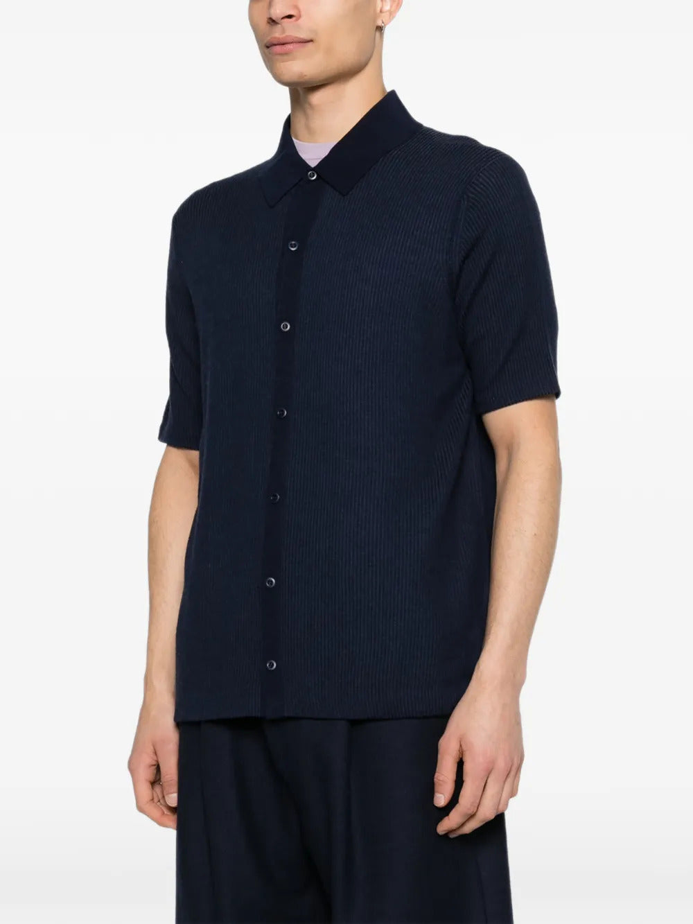BOMPARD  ribbed buttoned shirt