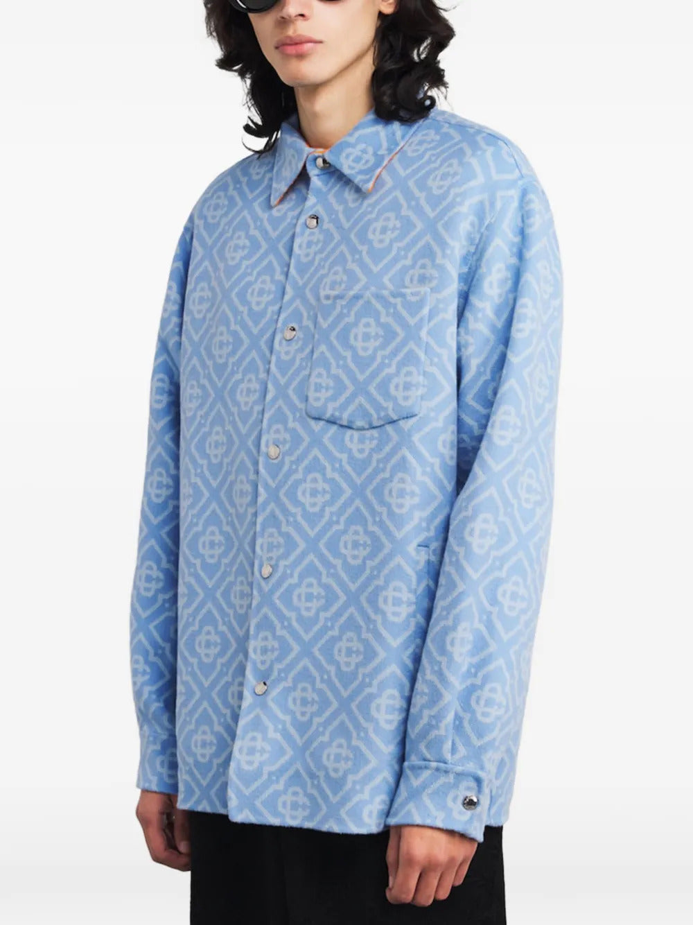 Casablanca monogram-pattern shirt