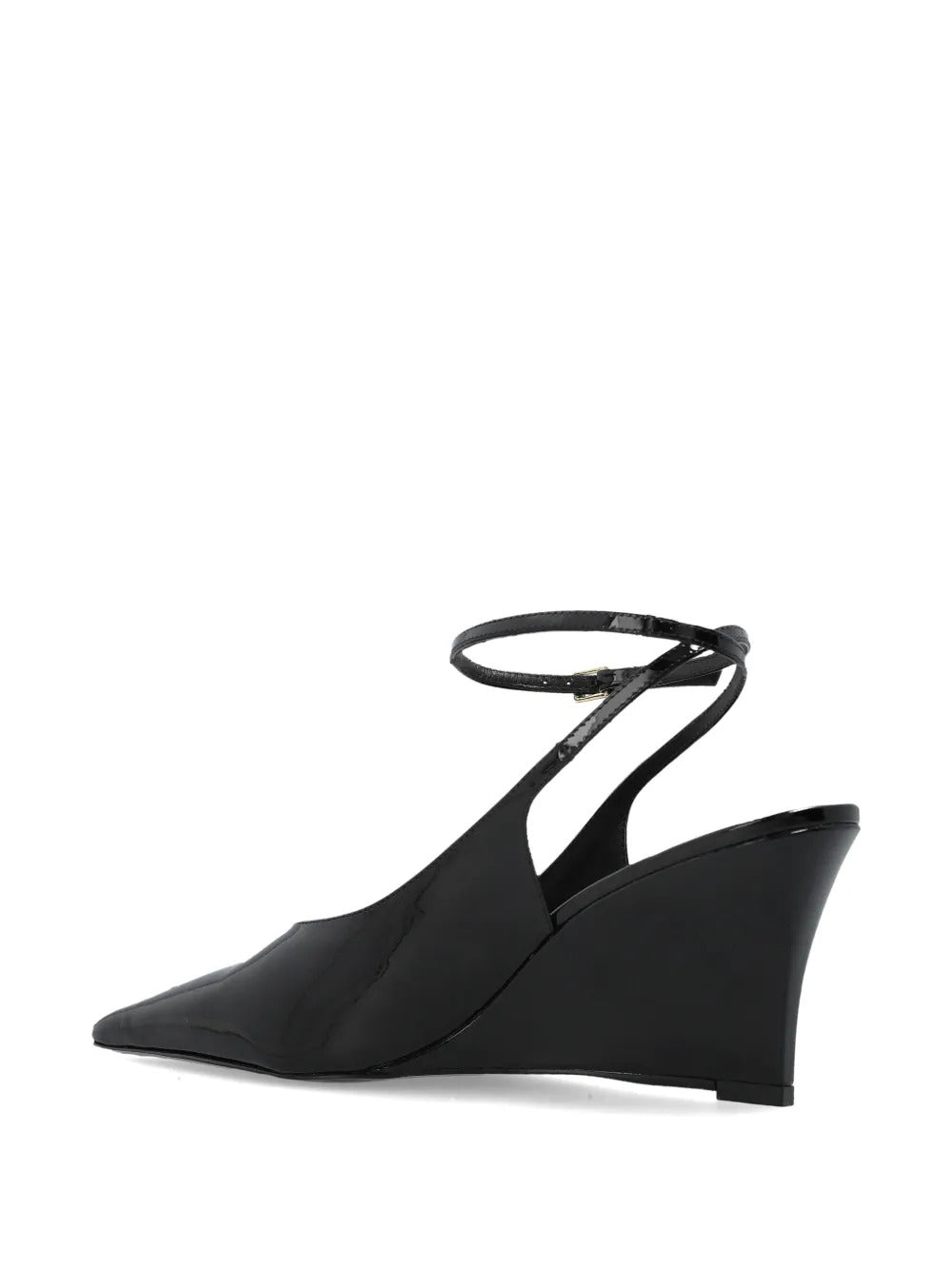 BLACK SUEDE STUDIO 70mm Eliana pumps