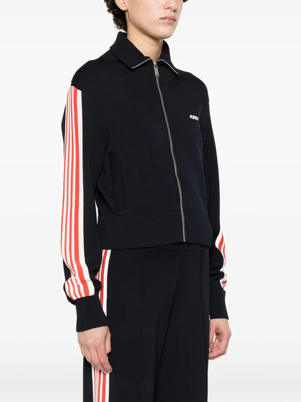Autry  striped zip jacket