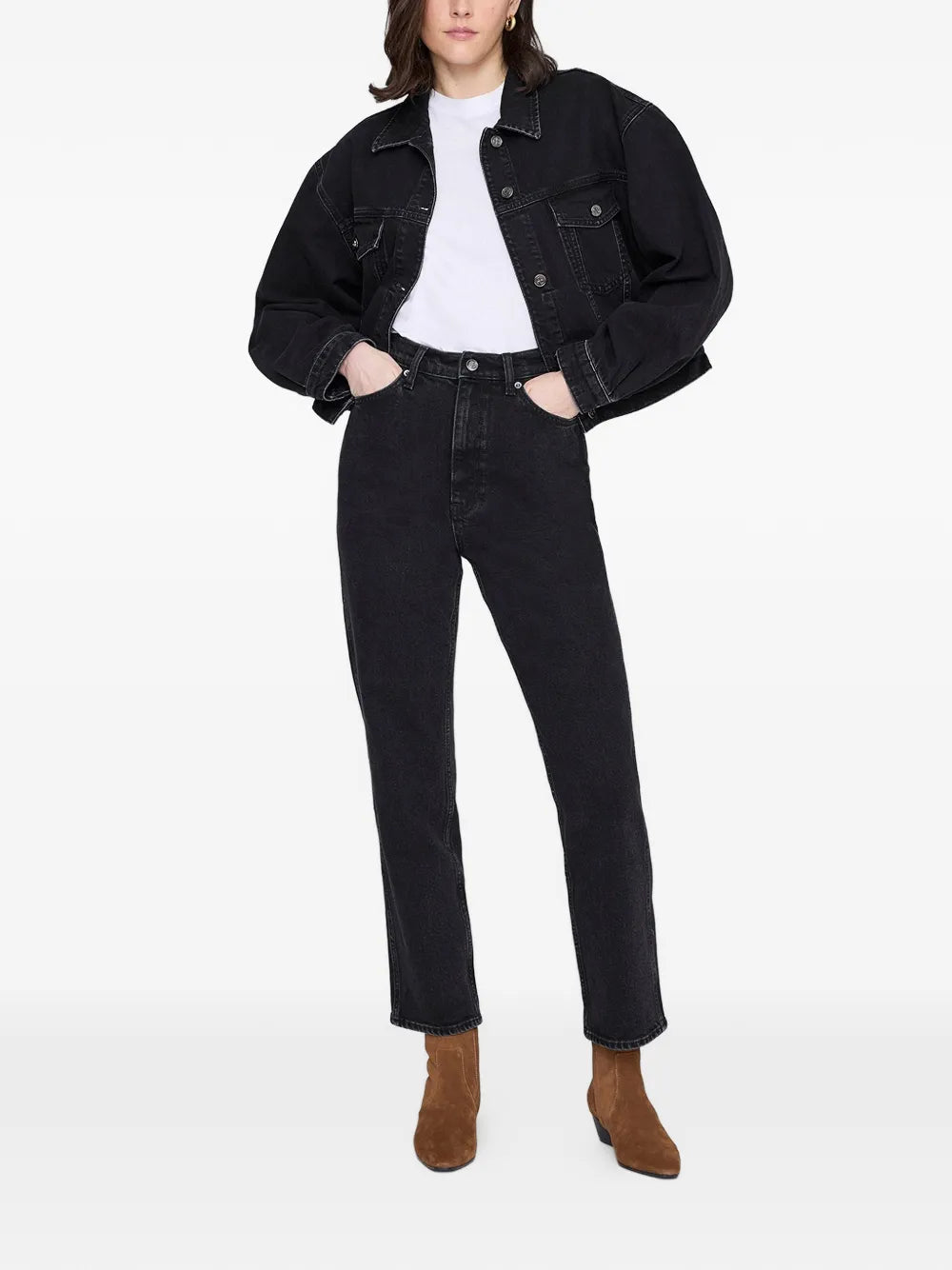 ANINE BING  Quincy button-up jacket