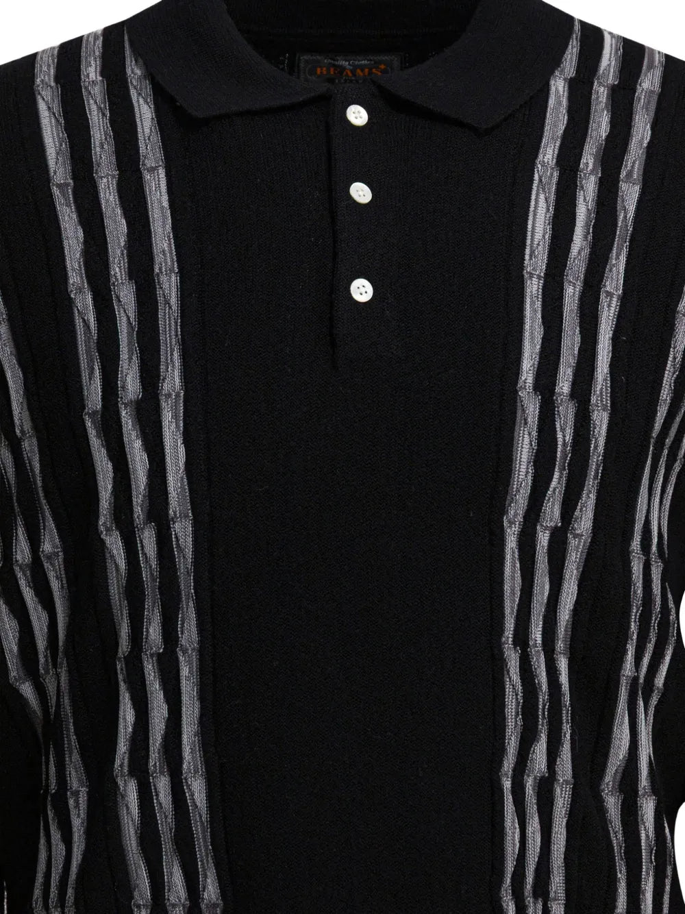 BEAMS PLUS  striped polo shirt