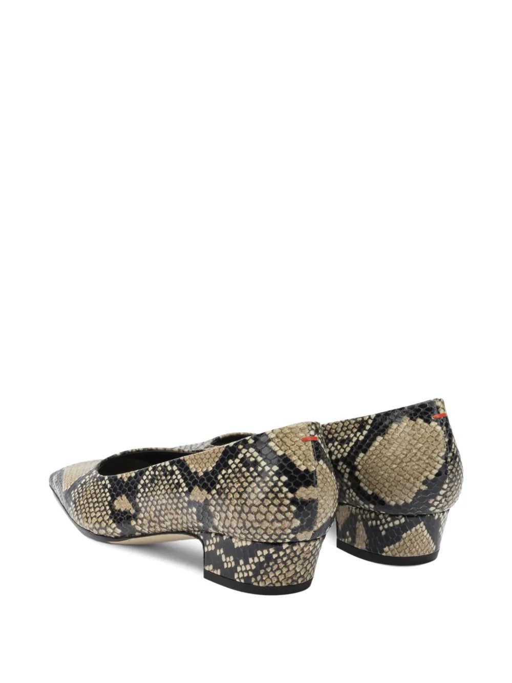 Aeyde  snake print heeled pumps