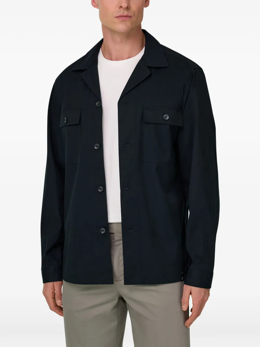 Boggi Milano open-collar shirt