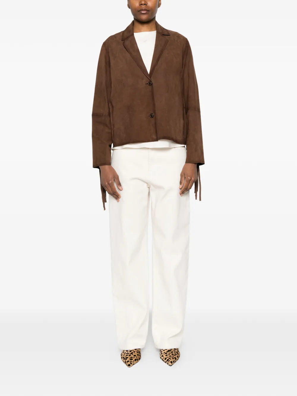BULLY  fringe lambskin jacket