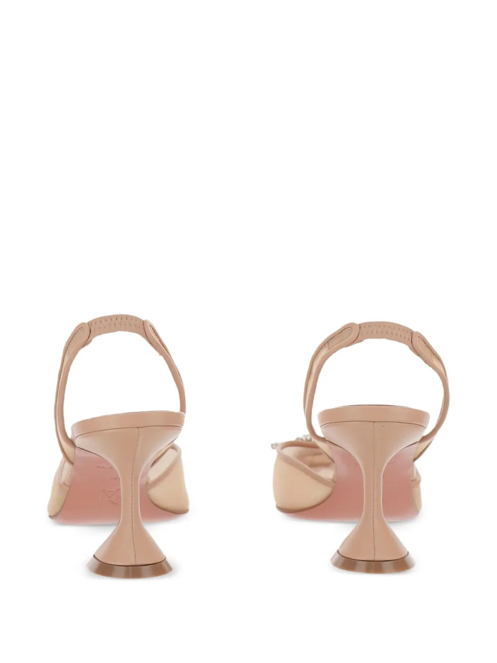 Amina Muaddi  brooch-embellishment sling pumps