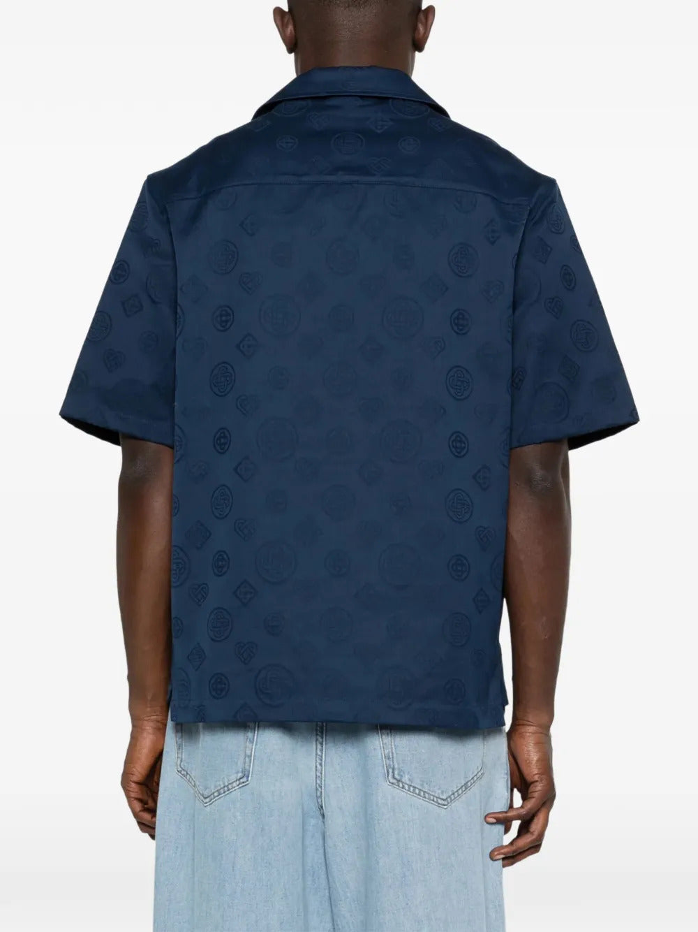 Casablanca  monogram-print shirt