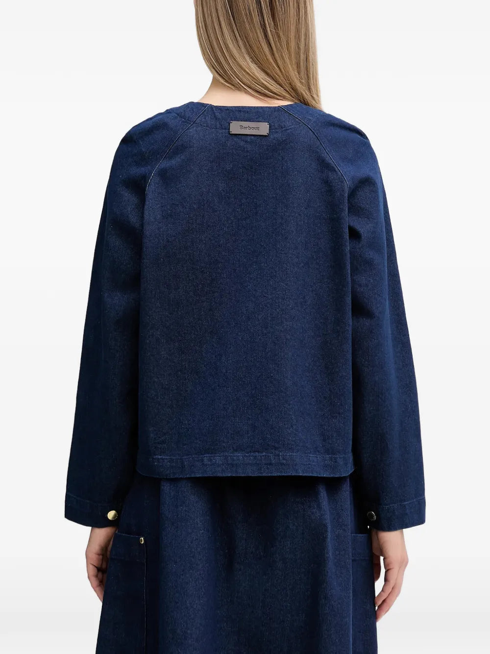Barbour  Saima zip-up denim jacket
