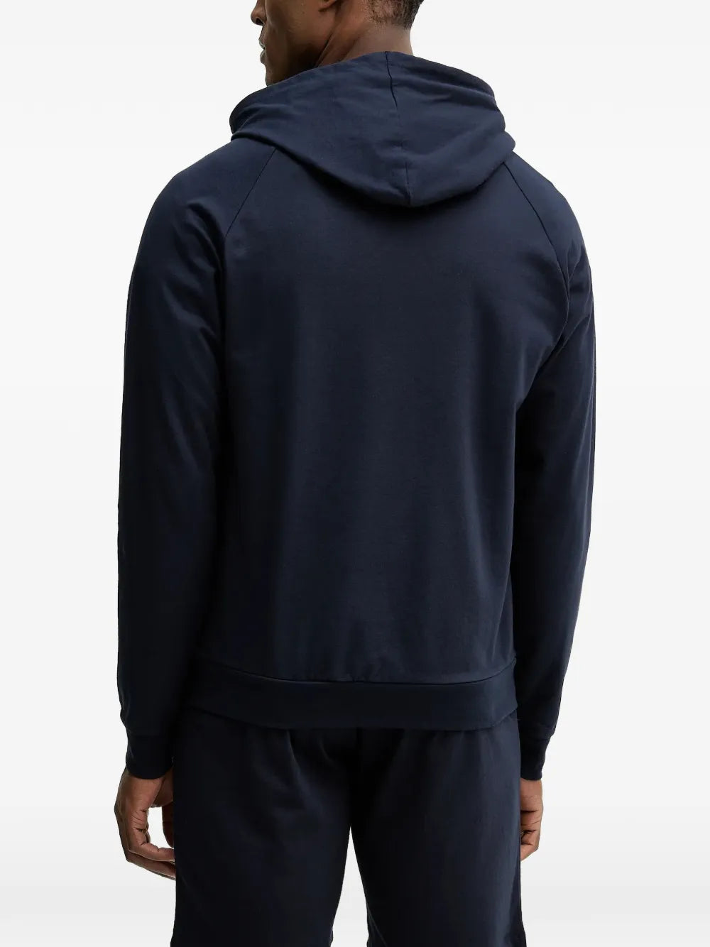 BOSS  striped zip-up hoodie